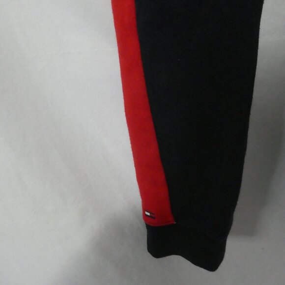 TOMMY HILFIGER | xxs | Navy Sweatpants | Red & White Side Panels - Picture 15 of 16